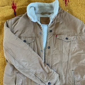 Levi's XL Sherpa jacket tan
